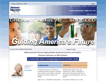 Tablet Screenshot of nationaleducation.com